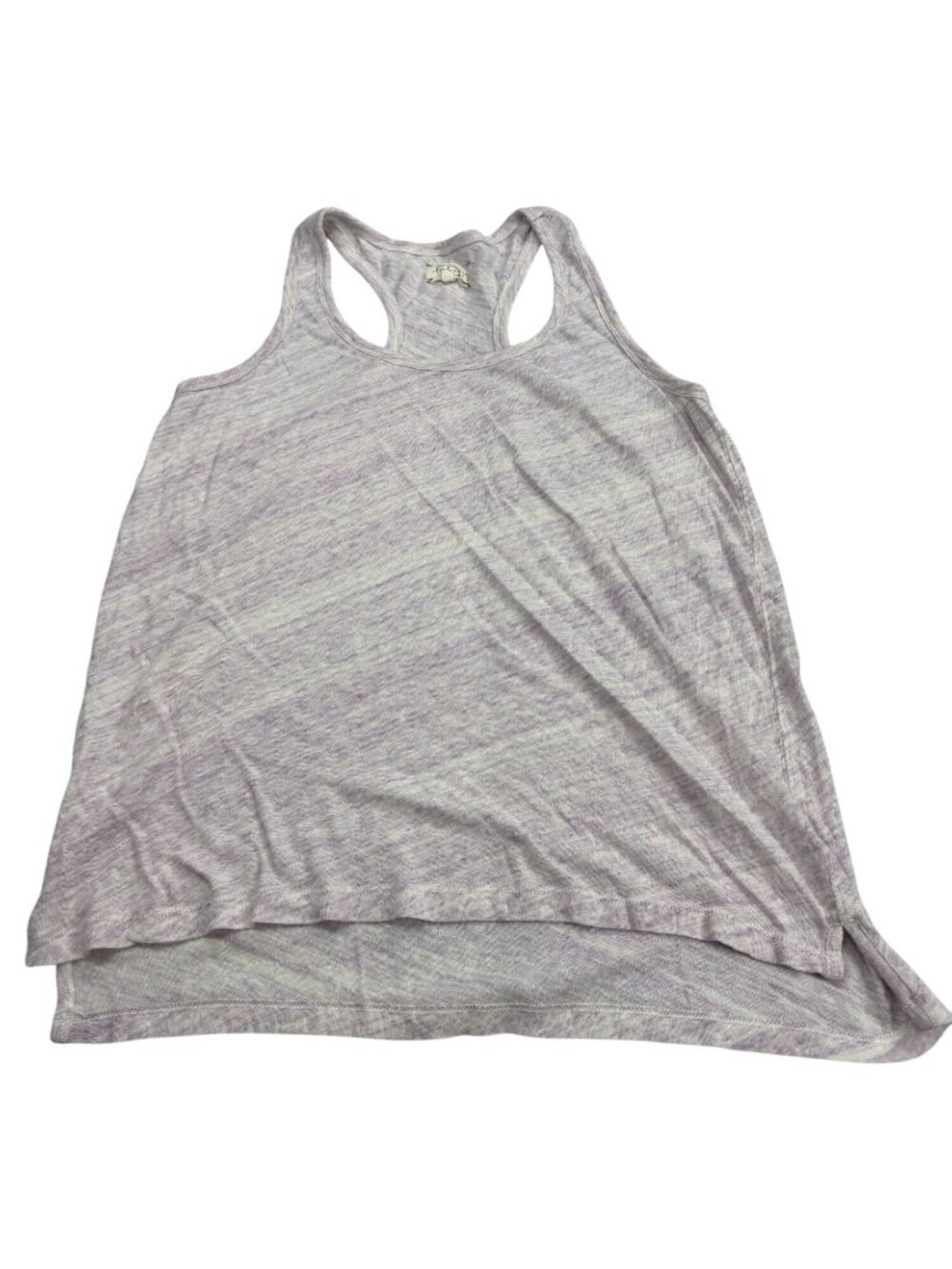 Lou & Grey Womens Racerback Tank Top Purple Heather Size M Soft Knit